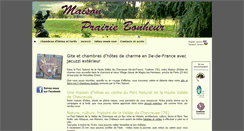 Desktop Screenshot of chambres-hotes-prairie-bonheur.com