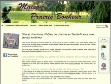 Tablet Screenshot of chambres-hotes-prairie-bonheur.com